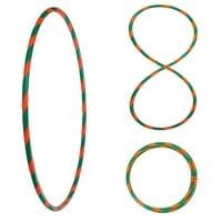 Hoopomania Hula-Hoop-Reifen Bunter Hula Hoop Reifen, faltbar, Ø90cm Grün-Orange grün|orange Ø 90 cm