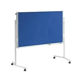 Maul Moderationswand professionell 120 x 150 cm blau