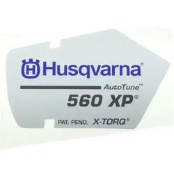 Aufkleber für Husqvarna Kettensäge 560 XP/XPG