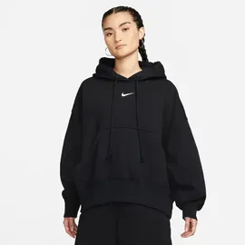 Nike Sportswear Phoenix Over-Oversized Fleece Hoodie Damen 010 black/sail L