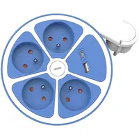 Roline 19.07.2342 Steckdosenleiste Weiß-Blau CEE-Stecker 1 St.