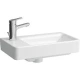 Laufen PRO S Handwaschbecken, Becken rechts, 1 Hahnloch, mit Überlauf, 480x280mm, H815955A001041, Farbe: Weiß LCC Active