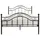 Home Affaire Metallbett 140 x 200 cm Schwarz
