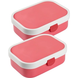 MEPAL Brotdosen mit Einsatz Campus Lunchbox, Pink