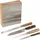 Laguiole Jean Dubost Küchenmesser Set 4-tlg. Braun rostfrei