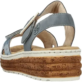 Rieker Klassische Sandalen Damen Blau 42