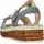 Rieker Klassische Sandalen Damen Blau 42