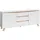 byLIVING Sideboard Valentin 180 x 80 x 38 cm Weiß / Artisan Eiche hell-braun