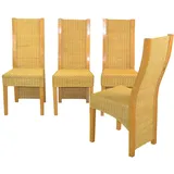 möbel direkt online Rattanstuhl 4er-Set in drei Farben