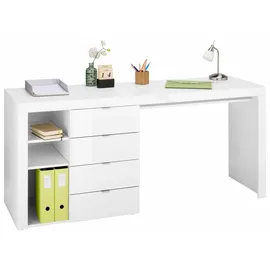 borchardt Möbel Schreibtisch Wim weiß matt