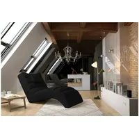 99rooms Hollywood Liege Strukturstoff DENVER Schwarz