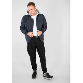 Alpha Industries MA-1 TT Hood rep. blue S