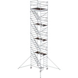 Günzburger Steigtechnik & Rollgerüst 1,35 x 1,80 m mit Schrägaufstiegen Ausleger Plattformhöhe 8,