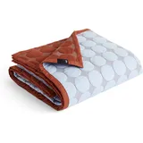 HAY Mega Dot Tagesdecke 195 x 245 cm Hellblau