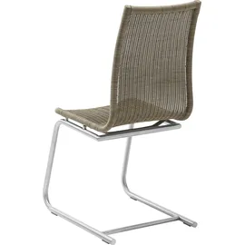 WK Wohnen »WK 7400« () Rundrohrgestell in Edelstahloptik, Vollgeflecht, 1er und 2er Set