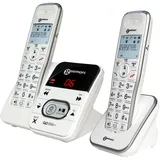 Geemarc Amplidect 295 Twin - Laut Kabellos Dect Telefon Und Zusätzliches Handset