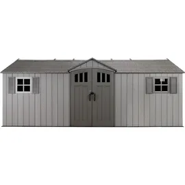 Lifetime Gerätehaus Neptun 2,43 x 6,1 x 2,41 m dunkelgrau