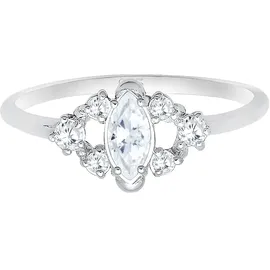 Elli Ring 925 Sterling Silber Verlobungsring in silber, | Gr.: 58