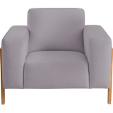 exxpo - sofa fashion Sessel, im Scandinavian Design, mit Massive Holzfüße, frei im Raum stellbar lila
