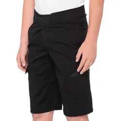 100% Ridecamp Jugend Fahrrad Shorts, schwarz, Größe XL