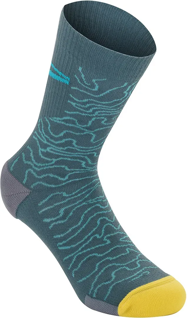 Alpinestars Drop 15 Socken, türkis, Größe S für Männer