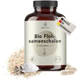 BIO Flohsamenschalen Kapseln hochdosiert, 2250 mg Tagesdosis, Kokospulver Ballaststoffe, rückstandskontrolliert, deutsche Herstellung, vegan, ohne Zusätze, Flohsamen, 270 Kapseln x 750mg, BIONUTRA®