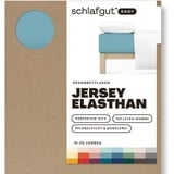 schlafgut Easy Jersey 90 x 200 - 100 x 220 cm petrol mid