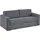 Atlantic Home Collection Schlafsofa "Rolando, B: 196 cm, Liegefl. 140x190 cm", grau, B:196cm H:82cm T:208cm, 100% PES, ATLANTIC HOME COLLECTION, Sofas, Schlafsofa, mit komfortabler Matratze, Dauerschlafsofa, Topseller