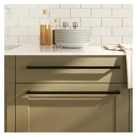 vidaXL Möbelgriffe 5 Stk. Schwarz 480 Mm Edelstahl Vidaxl