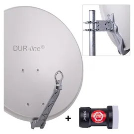 Dur-Line Select 1 Teilnehmer Set - Qualitäts-Alu-Satelliten-Komplettanlage - Sel...