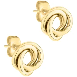 Liebeskind Berlin LJ-1049-E-12 Damen-Ohrringe Ohrstecker Edelstahl IP Gold