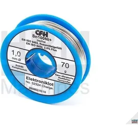 CFH Elektroniklot bleifrei 70g flussmittelgefüllt Lötbedarf Lötzubehör Löten Lot
