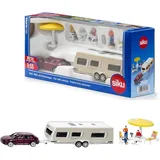 Siku 2542 - PKW mit Wohnwagen 1:55