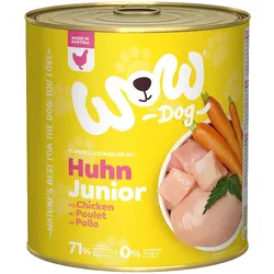 WOW Hundenassfutter Junior Huhn