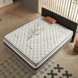 COSMOS | Stellar | Matratze 140x200 cm | Hochdichtes Memory Mehrschicht-System HR Active Latex-Technologie | 30 cm Komfort Perfekte Unterstützung | Maximal Ergonomisch Atmungsaktiv und Entspannend
