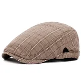 Zaewry Flat Cap Schiebermütze Barret Flat Cap Schirmmütze für Herren Damen Gatsby Newsboy Cap Baskenmützen Golfermütze