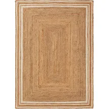 benuta Kunstloft Teppich, Weiß, Naturmaterialien, Beton Optik, Rechteckig, 160x1 cm, Gots, für Fußbodenheizung geeignet, Teppiche & Böden, Teppiche