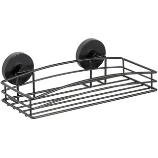Wenko Duschablage Vacuum-Loc Bari" in Schwarz
