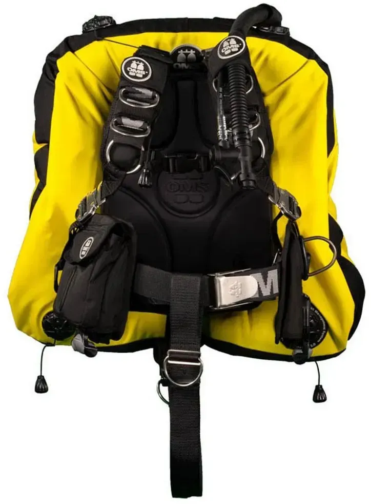Oms Al Comfort Harness Iii Signature With Deep Ocean 2.0 Flügel - Speed Yellow / Black - One Size