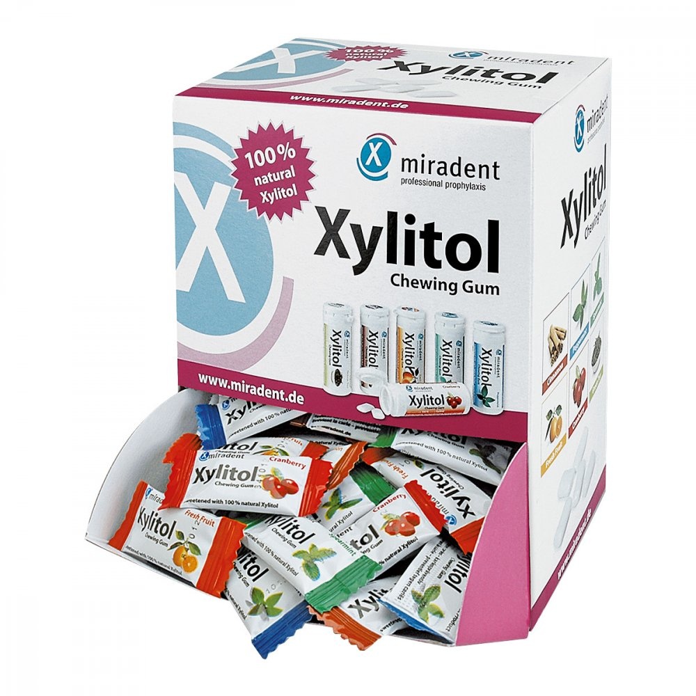 Miradent Xylitol Zahnpflegekaugummi Schüttv.sort.