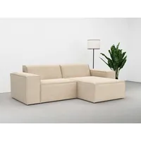 RAUM.ID Ecksofa »Norvid«, modular, wahlweise mit Kaltschaum, Komfortschaum oder Taschenfederkern beige