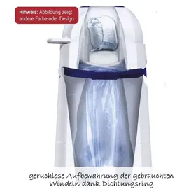 Diaper Champ Windeleimer Medium silber