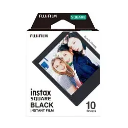 FUJIFILM instax SQUARE Sofortbildkamera-Film schwarz, 10 St.