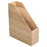 Stehsammler aus Holz, 25 x 9 x 30 cm