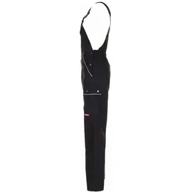 Planam Canvas 320 Latzhose Schwarz/Schwarz, Größe 98