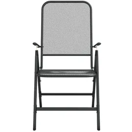 vidaXL Klappbare Gartenstühle 61 x 61 x 106 cm anthrazit 4 St.