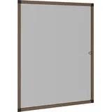 vidaXL Fliegengitter 140 x 120 cm Braun
