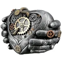 Gilde handwerk macrander gmbh&co. kg Poly Skulptur Steampunk Herz