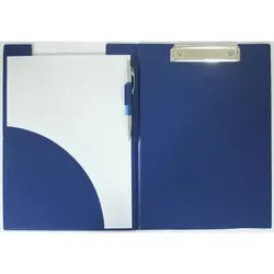 Klemmbrettmappe A4 blau Polyvinylchlorid