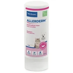 Virbac Allerderm Shampoo für empfindliche Haut von Hunden und Katzen 250 ml